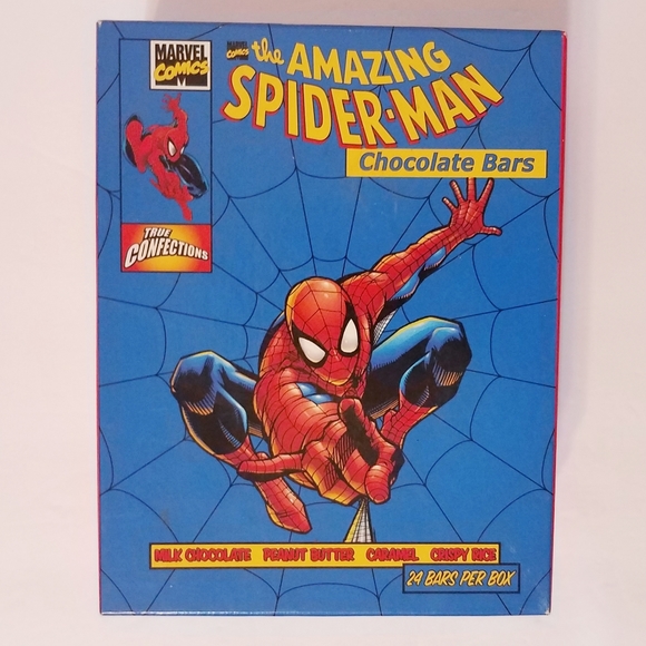 The Amazing Spider-Man 8x6 Chocolate Bar/ Cigar-Style Box Marvel Comics 2001 - Picture 2 of 7